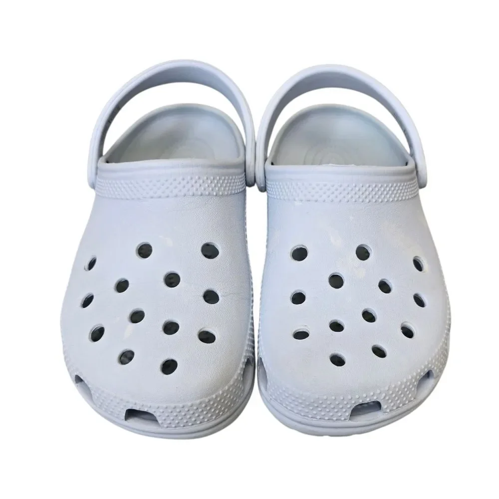 CROCS M 5/W 7 Classic Clog Mineral Blue Sandals